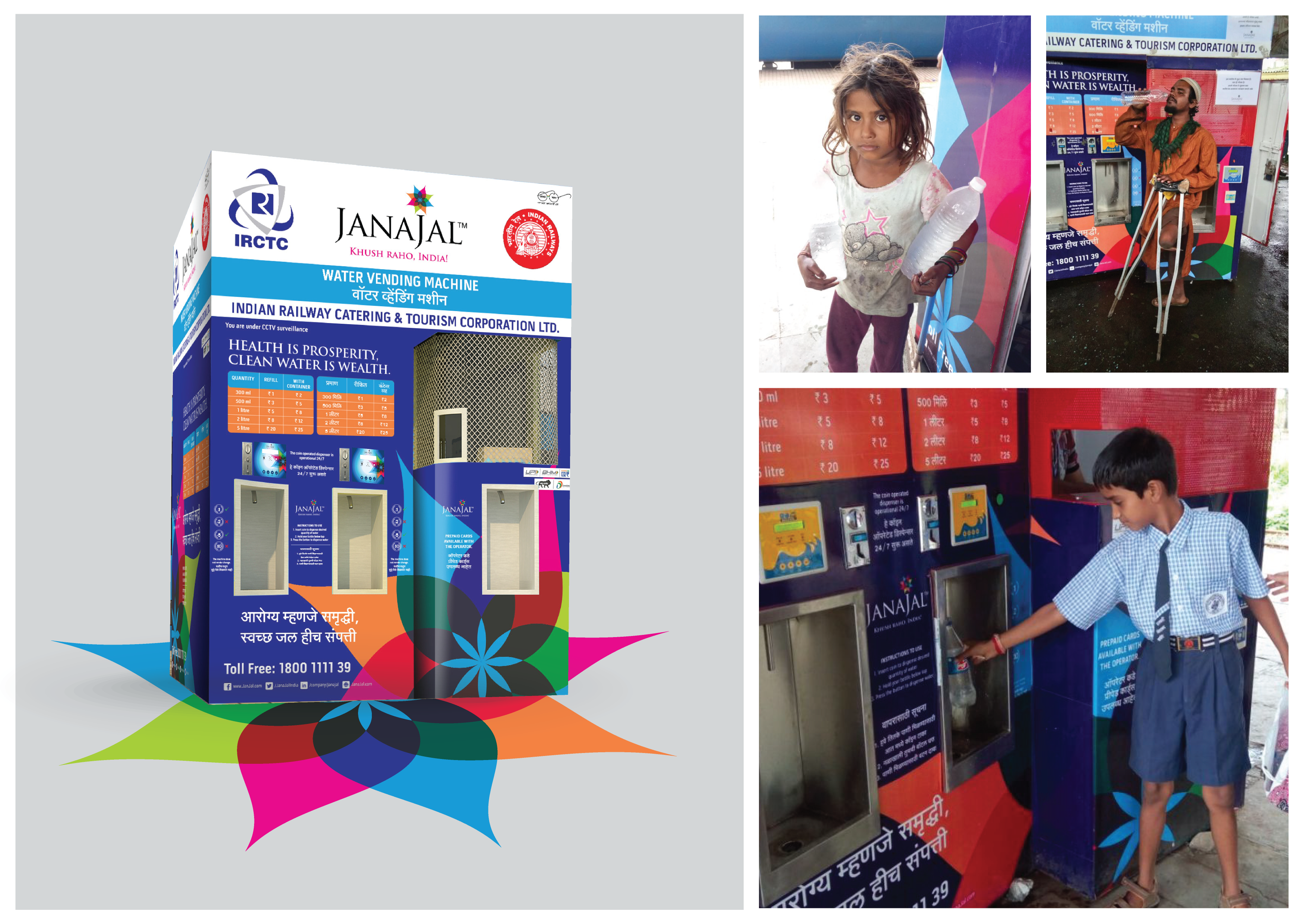 JanaJal commissions Water ATMs in association with IRCTC across Mumbai